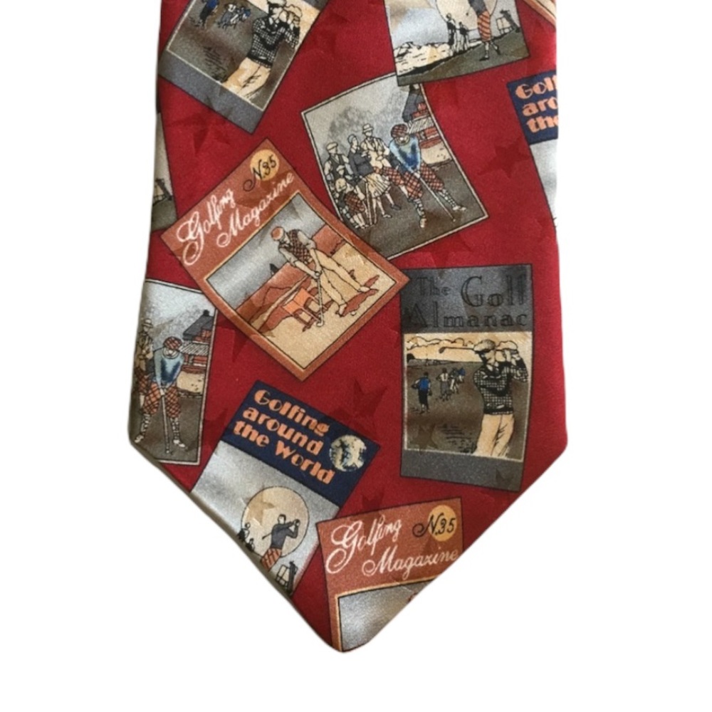 GOLFERS 58” long necktie by Max Raab/ Tango Golf